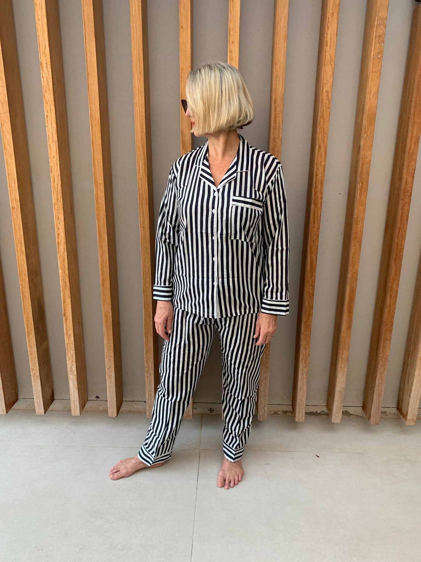 Black & white striped Pyjamas
