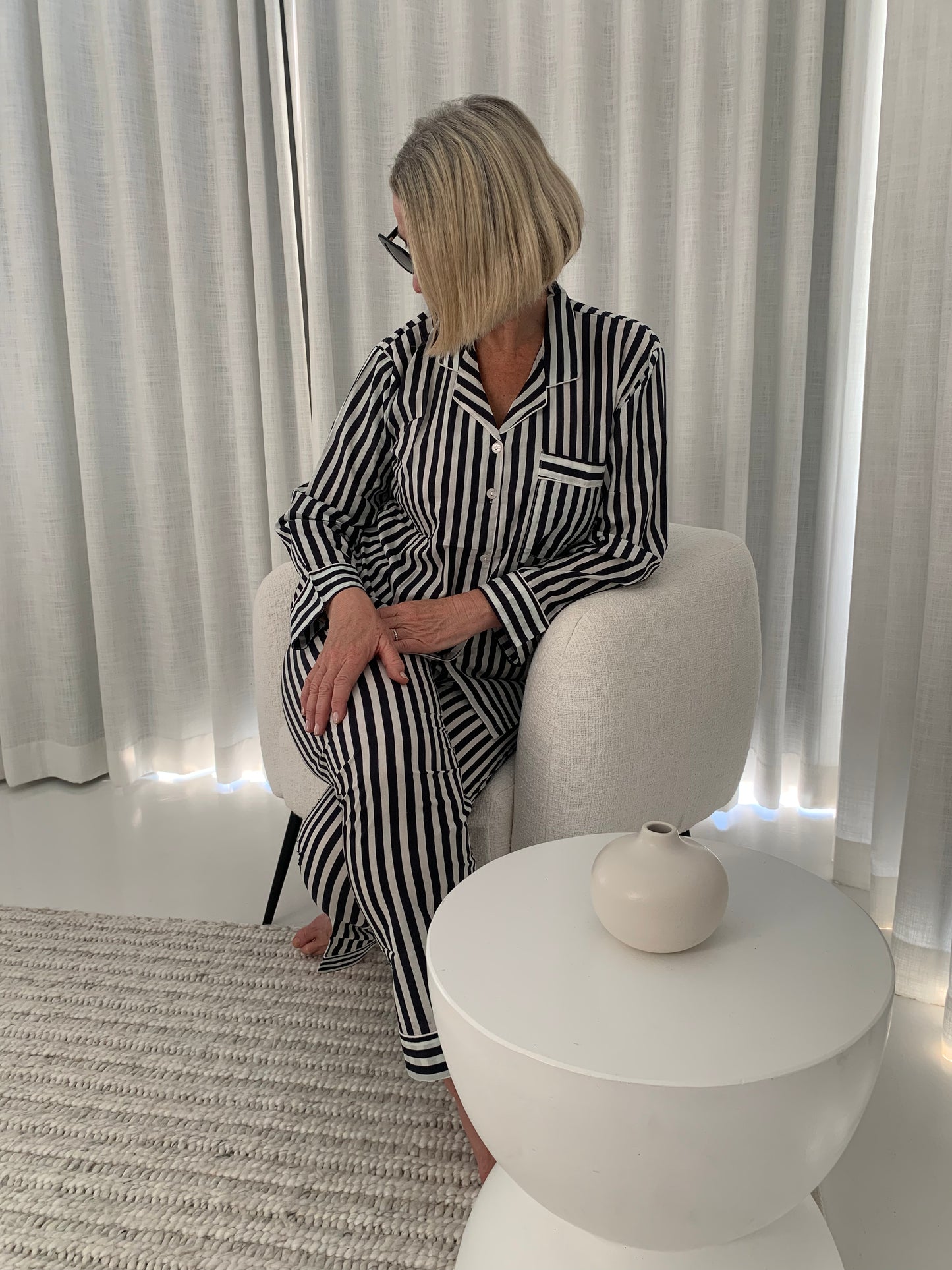 Black & white striped Pyjamas