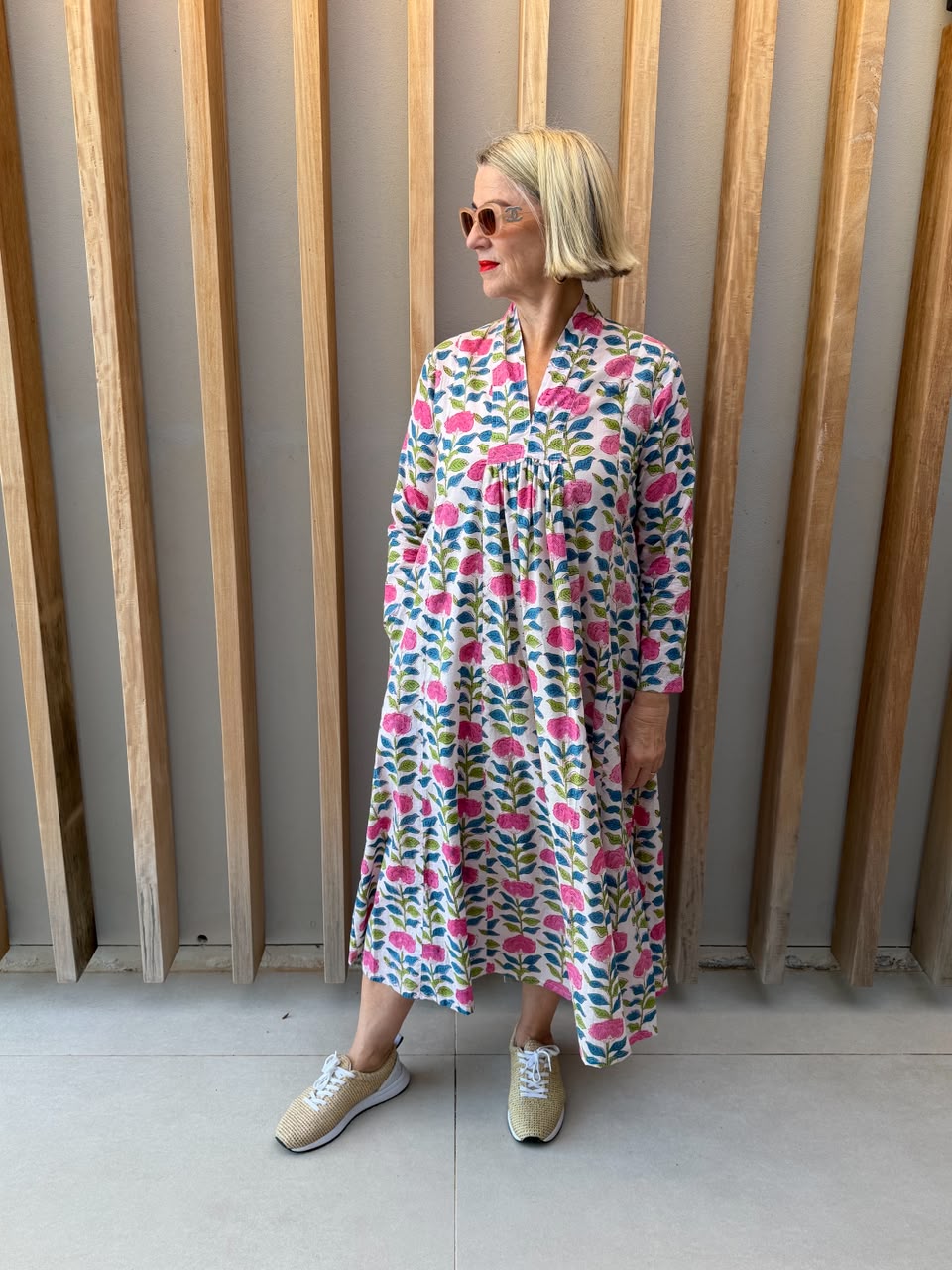 Floral pattern dress