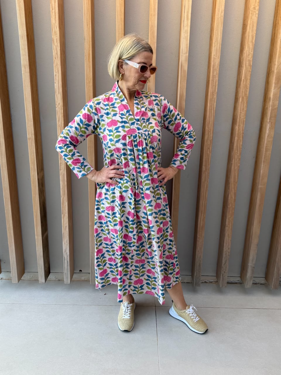Floral pattern dress