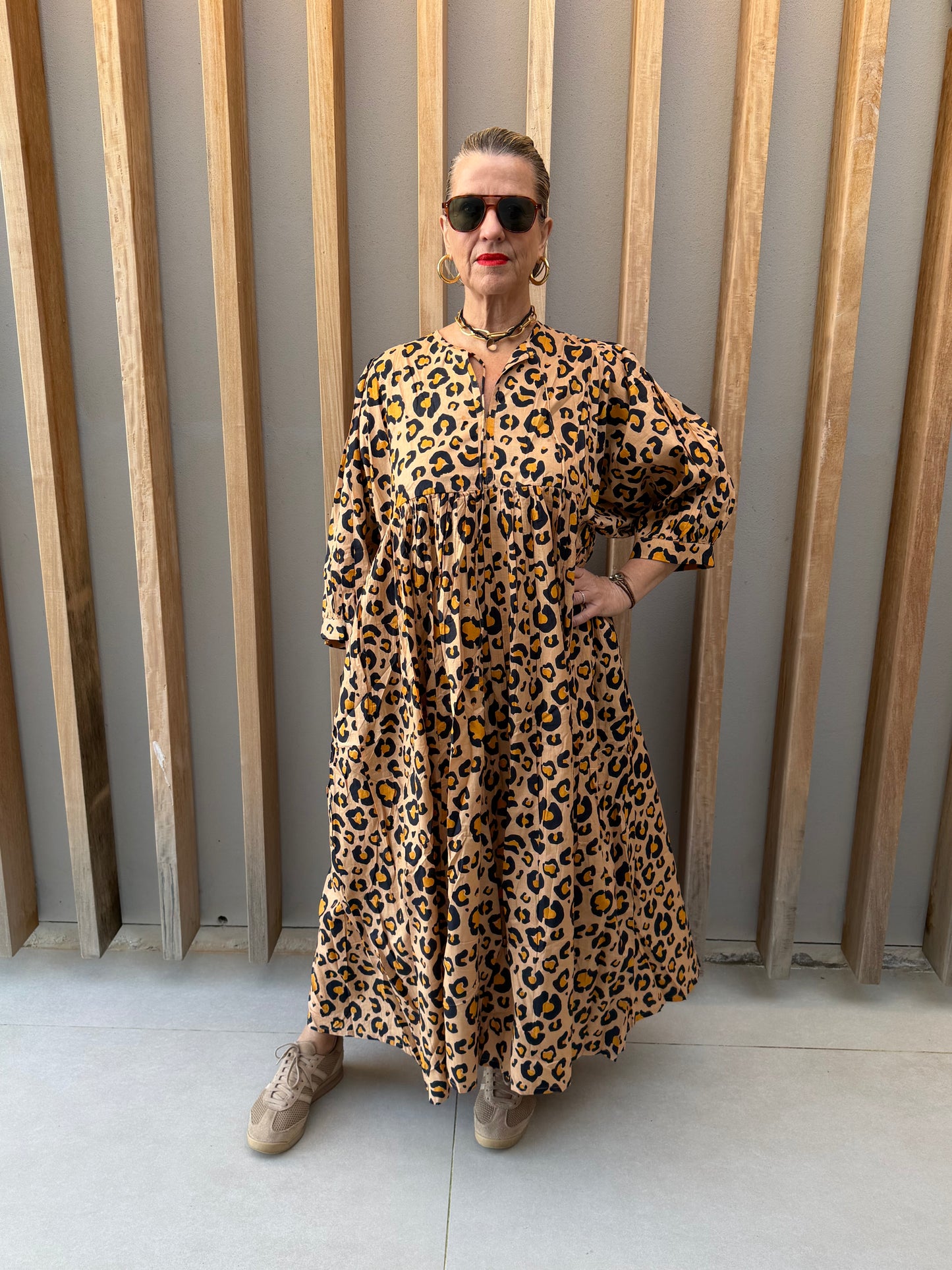 Leopard print dress