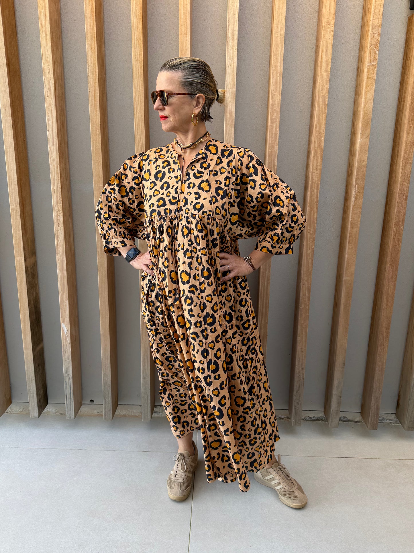 Leopard print dress