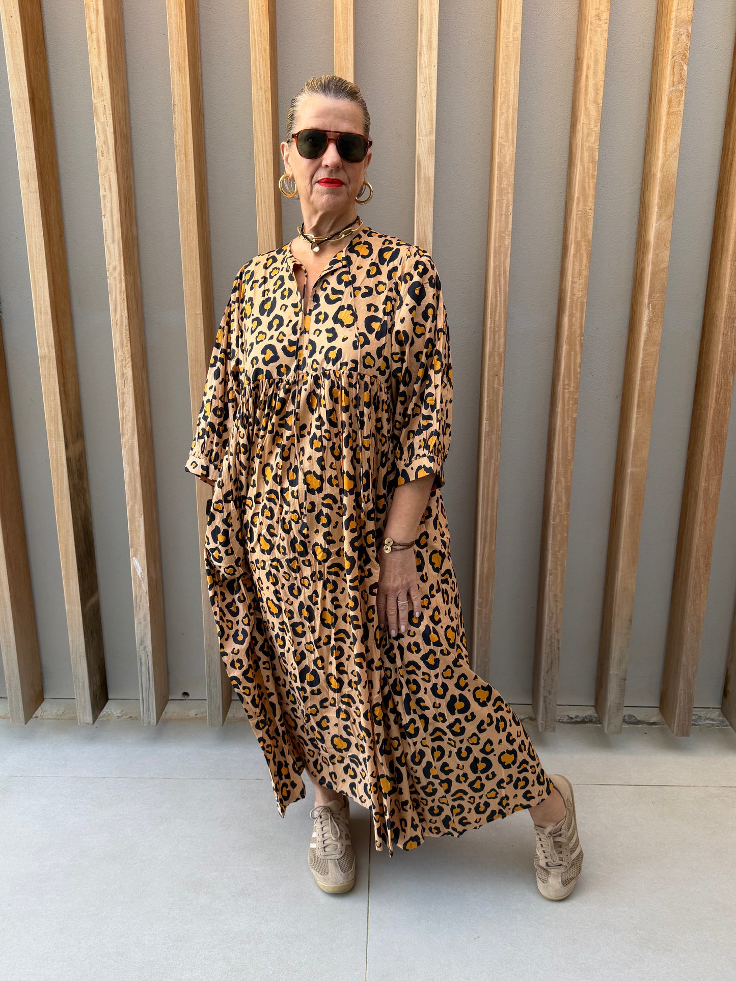 Leopard print dress