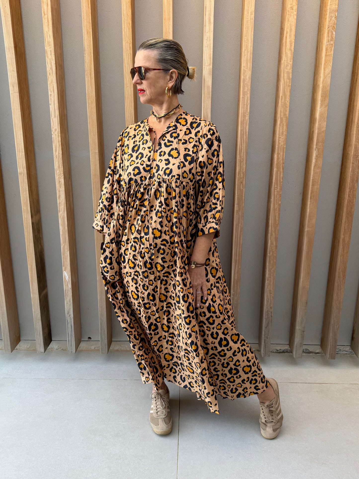 Leopard print dress