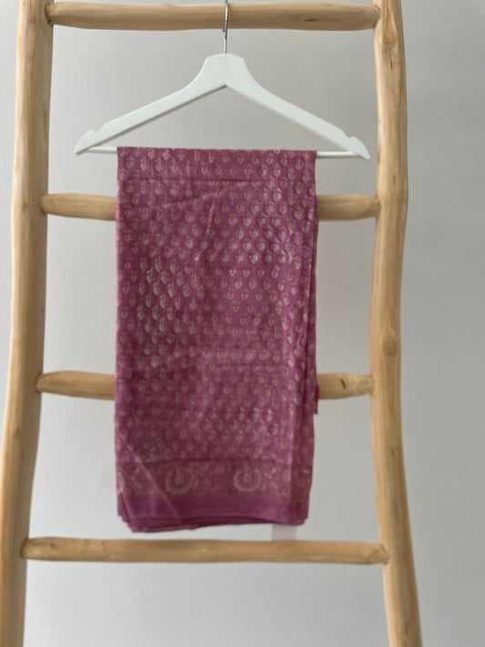 Light burgundy floral Sarong