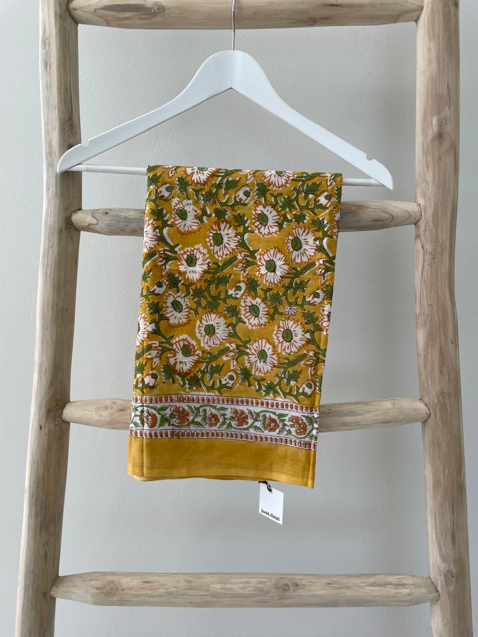 Mustard floral Sarong