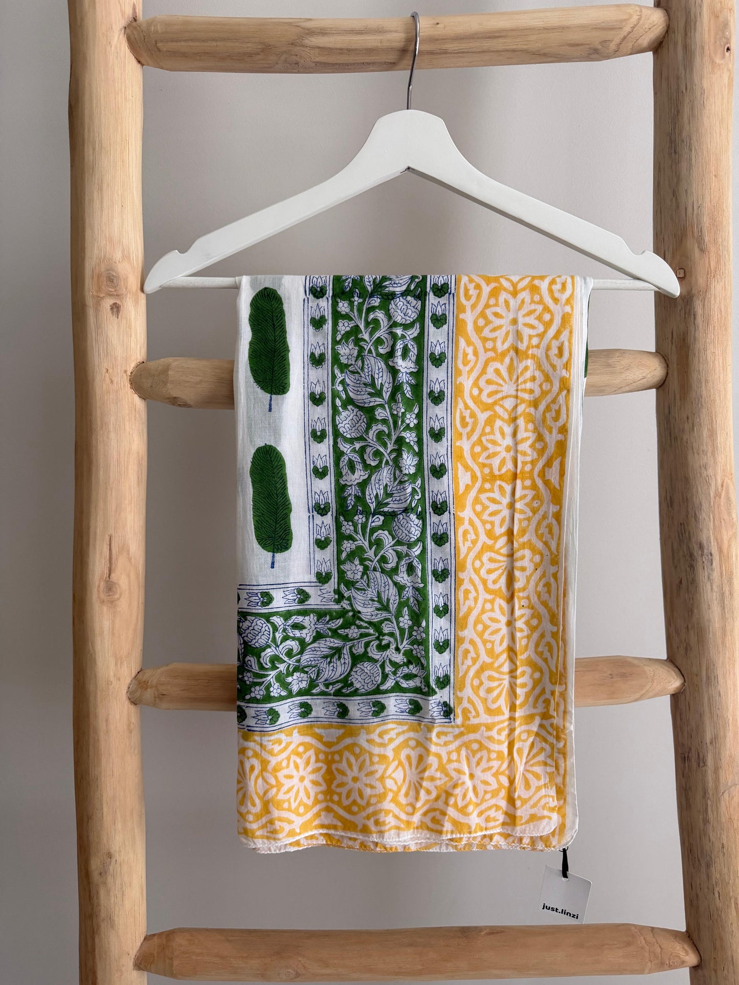 Mustard & green Sarong