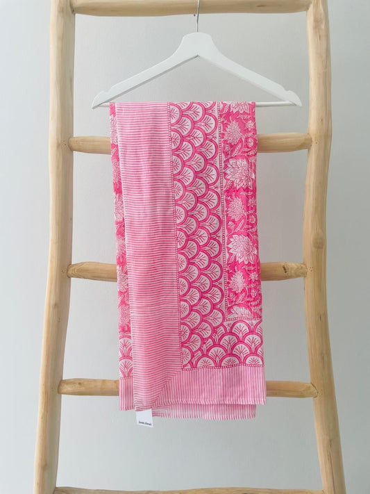 Pink floral Sarong