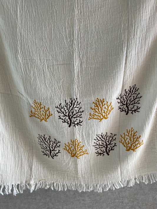 Turkish Towel - Seaweed pattern