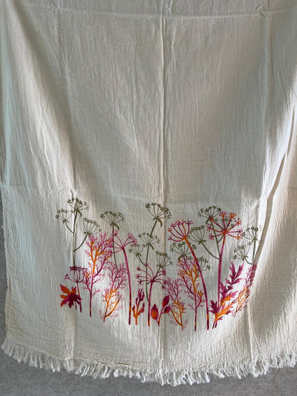 Turkish Towel - Red flower