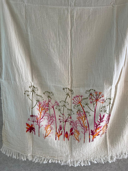 Turkish Towel - Red flower